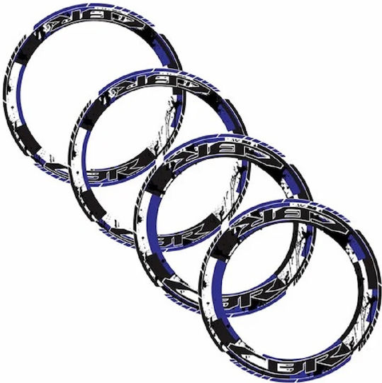 Selbstklebende Felgen Honda Cbr Blau