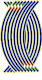 Selbstklebend Zanta Italia Blau Fl020