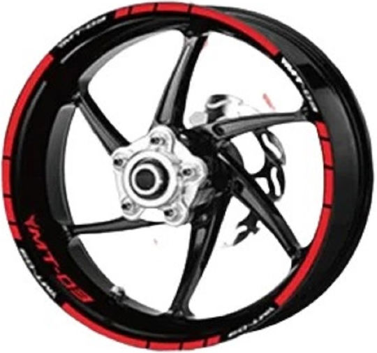 Self-adhesive wheels Yamaha Mt-03