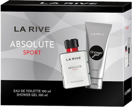 La Rive Absolute Sport Set pentru bărbați Eau de Toilette Spray 100ml + Gel de duș 100ml