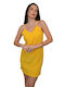 Morena Spain Mini Rochie Yellow