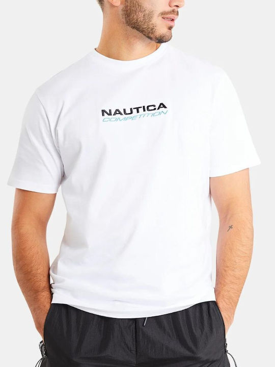 Nautica Ανδρικό T-shirt Κοντομάνικο Λευκό