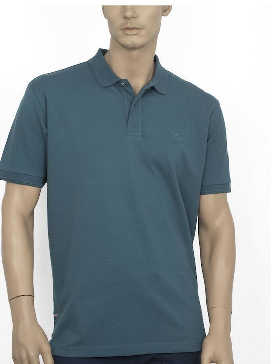 Visconti Men's Short Sleeve Blouse Polo Green