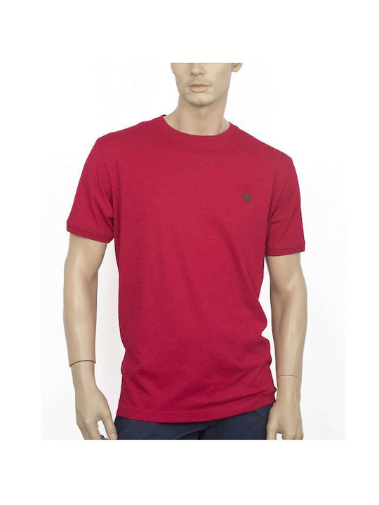 Visconti Ανδρικό T-shirt Κοντομάνικο Κόκκινο