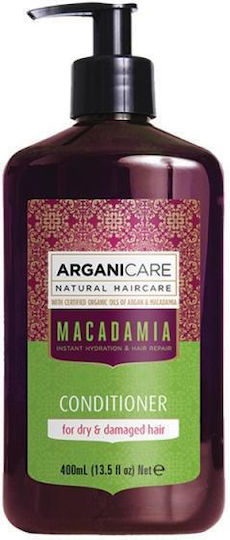 Arganicare Macadamia Conditioner Dry Damaged Hair 400ml