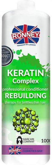 Ronney Keratin Complex Professional Conditioner Rebuilding Rebuilding Conditioner Dry Brittle Hair 1000ml