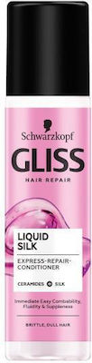 Gliss Liquid Silk Express Repair Conditioner Express Regenerative Conditioner Dull Brittle Hair 200ml