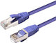Microconnect S/FTP Cat.6a Ethernet Network Cable 30m Purple 1pcs