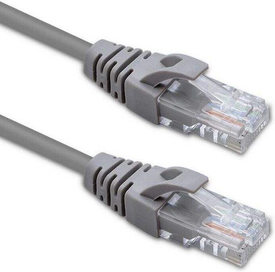 Qoltec U/UTP Cat.5e (Gigabit) Καλώδιο Δικτύου Ethernet 3m Γκρι