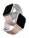 Uniq Каишка Кожа Розов (Apple Watch 49/45/44/42 мм)