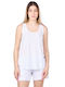 Dirty Laundry Women's Blouse Cotton Sleeveless White