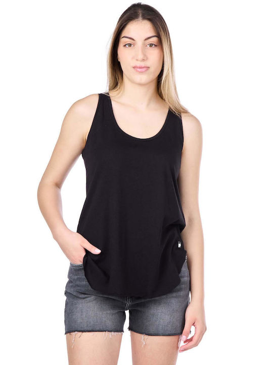 Dirty Laundry Damen Sportliche Bluse Ärmellos Schwarz