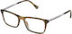 Police Men's Acetate Prescription Eyeglass Frame Green VPL262 7D7M