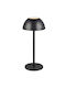 Trio Lighting De Masă Lustră Decorativă LED Baterie Negru