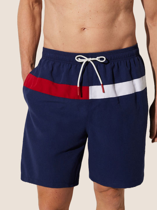 Ysabel Mora Men's Swimwear Long Shorts Blue Red & Inner Pockets Men's Swimwear Summer Collection 90169