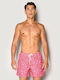 Brokers Jeans Men's Swimwear Shorts Fuchsia