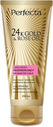 Perfecta 24k Gold & Rose Oil Luxurious Regenerating Body Moisturiser 200ml