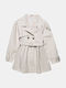 Kids Trench Coat Beige