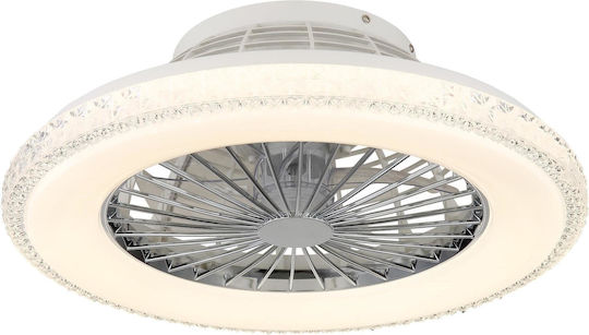 Globo Lighting Corusso Tip Închis (Plafonieră) 50cm Cu Lentile De Mărire Albă