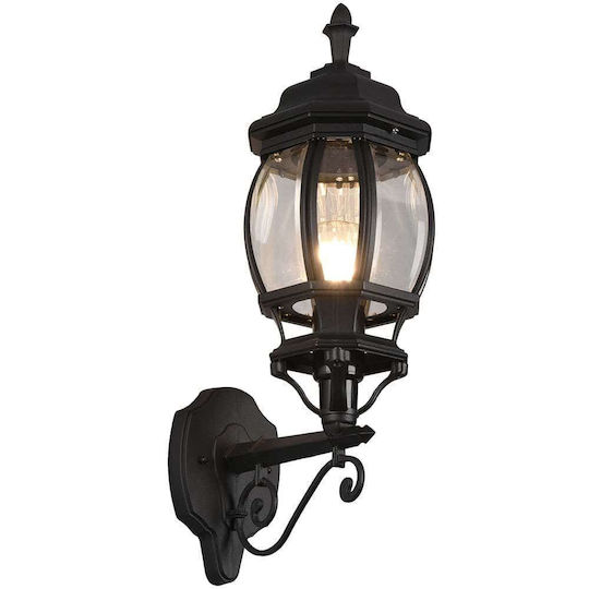 Trio Lighting Επιτοίχιο Εξωτερικό Φαναράκι E27 IP44 24.5x15.5x49.5εκ.