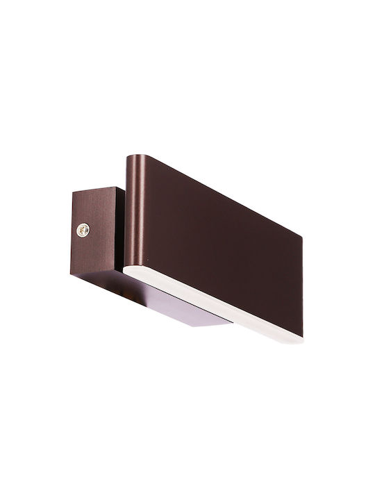 MSA Leuchte Wand LED Braun