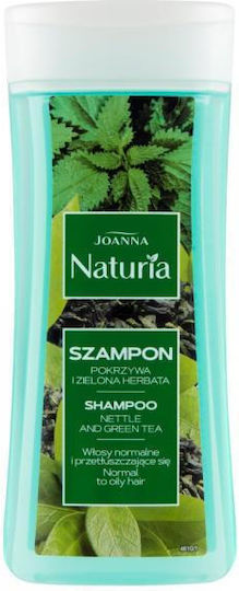 Joanna Naturia Nettle & Green Tea Shampoos Reconstruction/Nourishment & Smoothing for Oily Hair 200ml