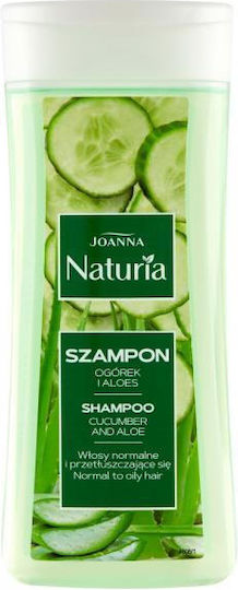 Joanna Naturia Cucumber & Aloe Σαμπουάν Ενυδάτωσης για Λιπαρά Μαλλιά 200ml