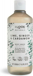 I Love Naturals Body Wash Limette-Ingwer & Kardamom Duschgel 500ml I Love Naturals Body Wash Limette-Ingwer & Kardamom Duschgel 500ml