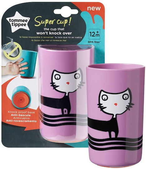 Tommee Tippee Baby Cup Super Cup made of Plastic Purple 300ml for 12m+m+