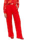 Heavy Tools Women's Fabric Trousers Red