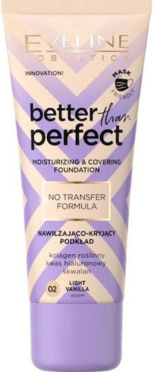 Eveline Cosmetics Better Than Perfect Moisturizing Covering Foundation 02 Light Vanilla 30ml