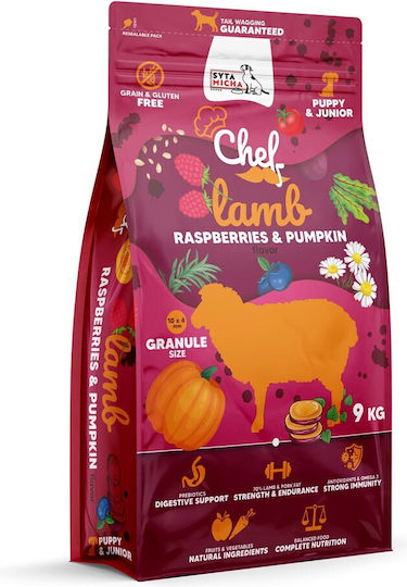 9kg Dry Food Grain-Free & Gluten-Free for Puppies with Lamb and Pumpkin