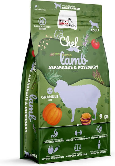 Syta Micha 9kg Dry Food Grain-Free & Gluten-Free for Adult Dogs with Lamb