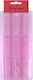 Pinii de plastic roz Dimensiunea 3 9buc