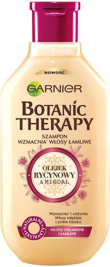 Garnier Botanic Therapy Castor Oil & Almond Σαμπουάν Αναδόμησης/Θρέψης για Εύθραυστα Μαλλιά 400ml