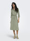 Only Shirt Dress Dress Green