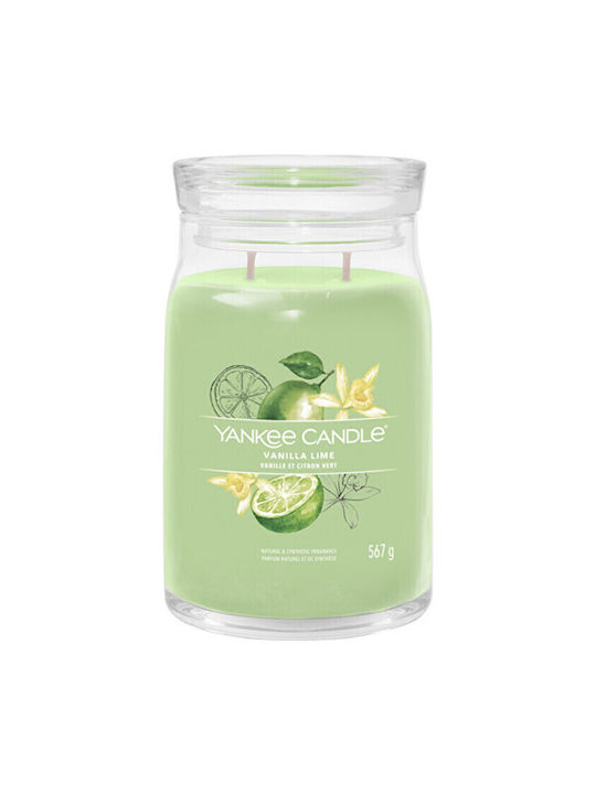 Yankee Candle Scented Candle Signature with Scent Vanilla Green 368gr 1pcs