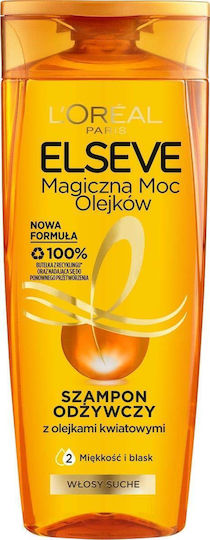 L'Oreal Paris Elseve Magical Power of Oils Ξηρό Σαμπουάν Αναδόμησης/Θρέψης & Λάμψης για Ξηρά Μαλλιά Μαλλιά 400ml