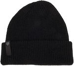 Fox Machinist Beanie Beanie Knitted in Black color