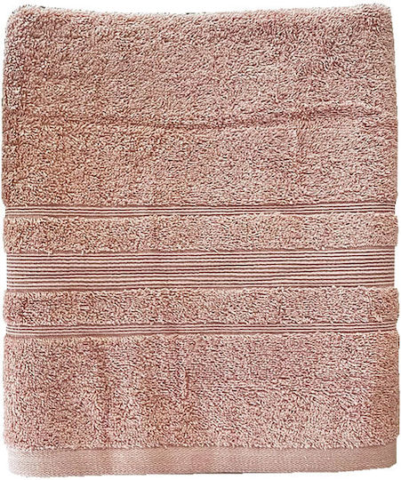 Sidirela Кърпа за лице Line 50x90см. Pink Nude Тегло 550гр/кв.м