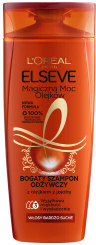 L'Oreal Paris Elseve Magical Power of Oils Σαμπουάν Αναδόμησης/Θρέψης για Ξηρά Μαλλιά Μαλλιά 400ml