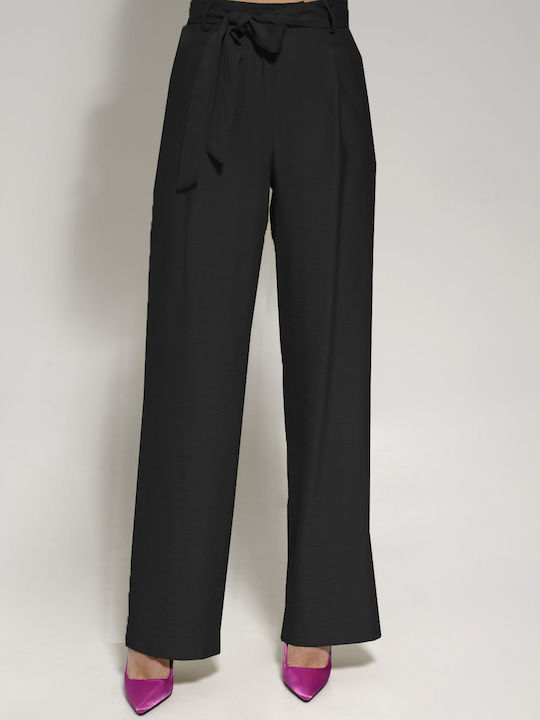 Tresor Women's Fabric Trousers Black