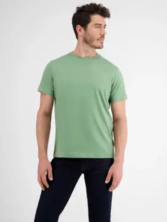 Lerros T-shirt Bărbătesc cu Mânecă Scurtă Verde