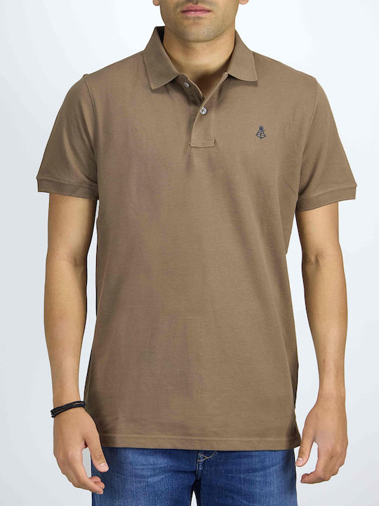 Explorer Polo Μπλούζα Κοντομάνικη Tobacco