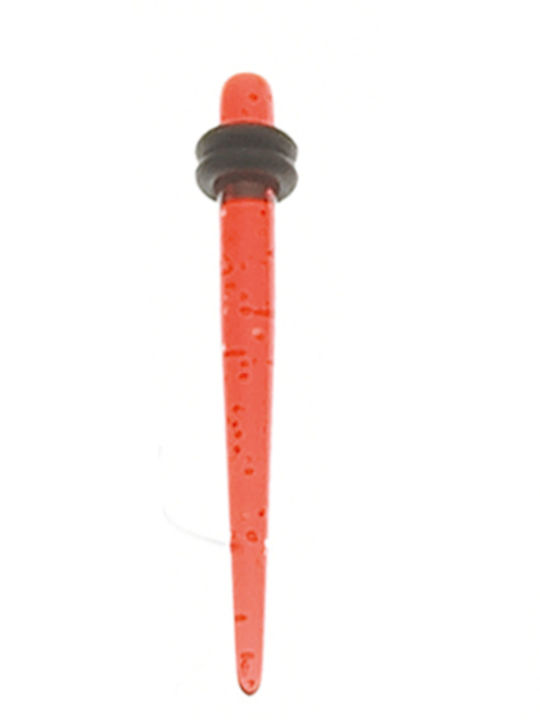 Dehnbare Ohrringe aus Stahl 3mm Rötlich
