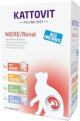 Kattovit Feline Diet Niere Renal Wet Cat Food 12 X 85g