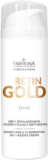 Farmona Retin Gold Κρέμα Προσώπου για Αντιγήρανση, Λεύκανση & Λάμψη με Ρετινόλη 150ml