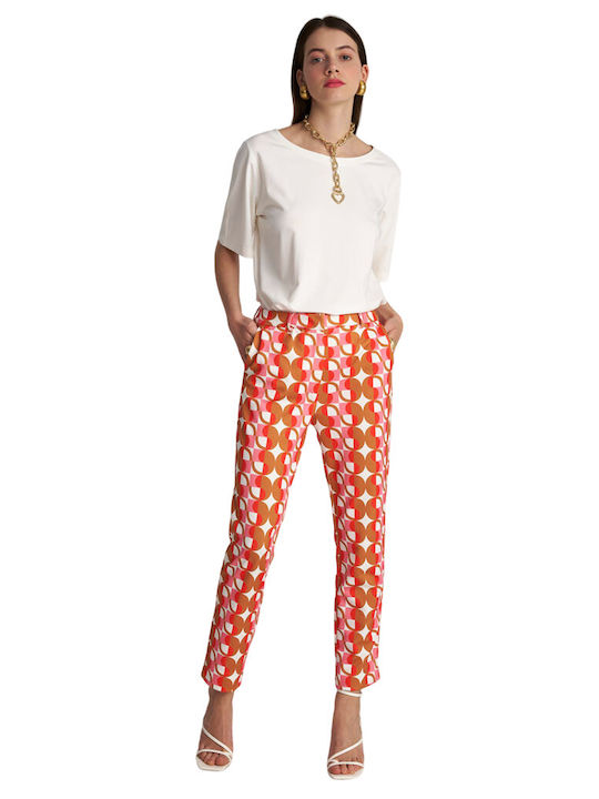 MY T Women's Fabric Trousers