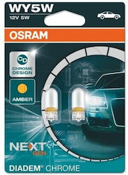 Osram Lămpi Autoturismului Premium WY5W Galben 2buc