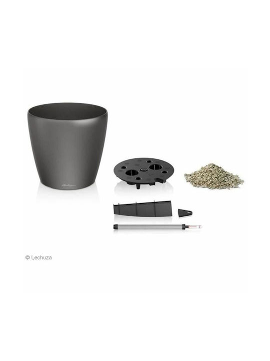 Lechuza Flower Pot in Black Color